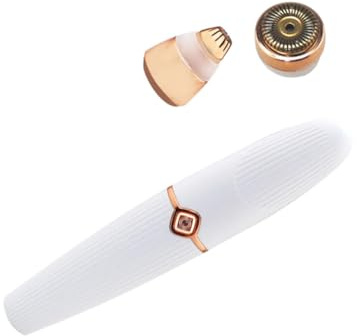 HAMPPLIES 1 Pieza Afeitadora Multifuncional USB para Mujeres Cortadora de Cejas Portátil y Ligera Color Blanco Herramienta Efectiva para Depilación Rápida