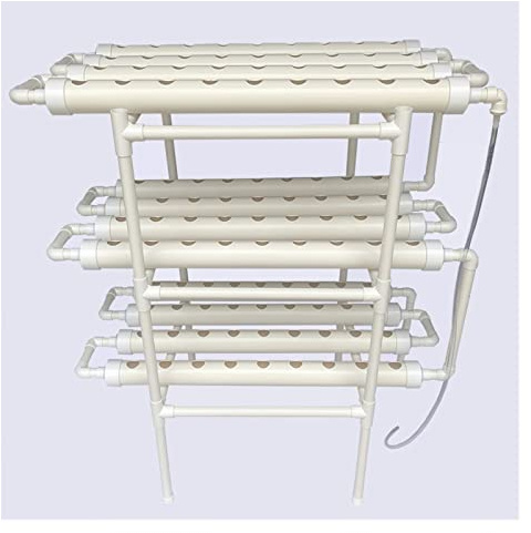 Tower Garden, NFT Indoor Hydroponic Grow System Vertikale Pflanze Salat Erdbeere 108 Löcher für Gartenliebhaber