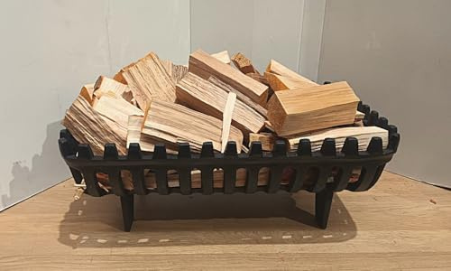 Vintage Decor® 18 inch Freestanding Heavy Duty Premium Grade Cast Iron Cromwell Fire Grate Basket 4 Legs Full Size 46cm Width x 30cm Depth X 18cm Height 10kg Wood Log Coal Burner