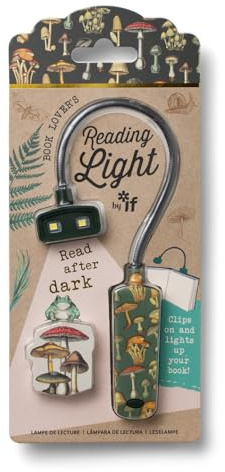 IF Book Lover's Reading Light - Botanical Mushroom, Green