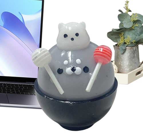 Robben-Squishy-Spielzeug, weiches Tier-Quetschspielzeug zum Stressabbau, mit spielerischer Funktion, Robben, die Lutscher fressen, süßes Meerestier mit angenehmer Haptik, für Kinder und Erwachsene