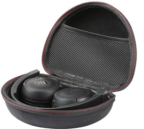 Hard Case for JBL T450BT/500BT, Portable Travel Bag, Lightweight Bag, for Foldable Bluetooth Headphones, Wireless on-ear Headphones (Black)