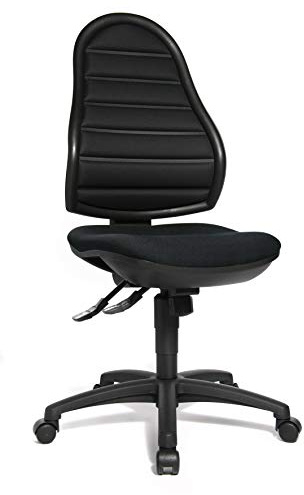 TOPSTAR Bürodrehstuhl Flex Point SY schwarz mit Teppichbodenrollen