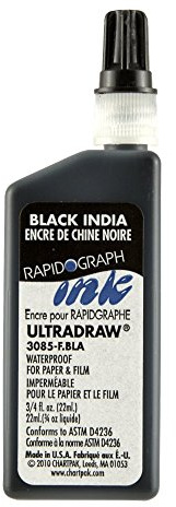 Koh-I-Noor Rapidograph - Ultradraw Zeichentusche - 236 ml - Schwarz