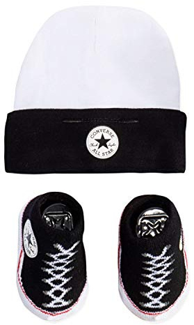 Converse Chuck Taylor barnhatt och booties set, Svart(Lc0005-023)/vit