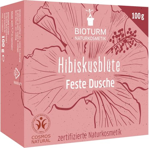 BIOTURM Feste Dusche Hibiskusblüte 100g