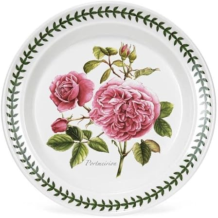 Spode Portmeirion BGB79384 Assiette plate Motif roses botaniques 25 cm