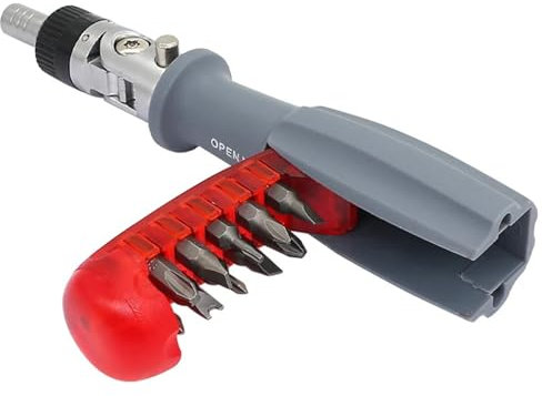Cacciavite Multifunzione Professionale Utensili manuali Cacciavite a cricchetto a Gomito multiangolo Set di Strumenti combinati esagonali Phillips Torx