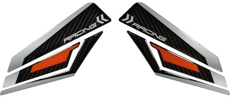 Tankpad Schutz seitlich Carbonlook kompatibel mit KTM 390 Duke blau X800444VA