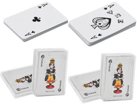 UPKOCH 6sätze Miniatur Kleine Pokerkarten Für Reisegebrauch Langlebiges Spielkartenspielzeug Für Junge Mädchen Und Erwachsene Mini-kartenspiel Mit Hochwertiger Verarbeitung Und Filigranem