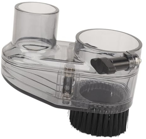 CNC Dust Shoe for 52mm Spindle Motors Transparent Nylon Brush Magnetic Height Adjustment Compatible with 65mm Router Motor