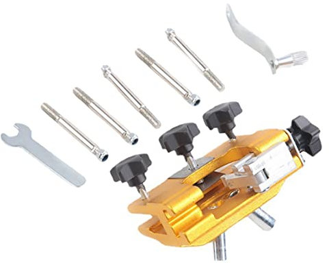 Roxvue Affilacatena un Mano Portatile per La Casa Portatile per Motosega un Catena con Clip un Catena con Testina di Molatura 5X per La Maggior Parte Delle Motoseghe