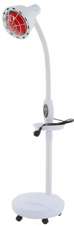 Donened - Infrarotlampe, 150W Klappbar Rotlichtlampe mit Fernsteuerung, 360 ° Drehung Wärmelampe Infrarotlichtlampe, für Schmerzlinderung, Muskelentspannung