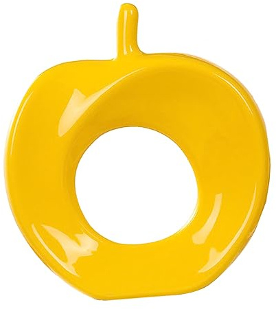 HOLIDYOYO Dekorative Apfel-Figur Aus Keramik Handgefertigtes Home Decor Stilvolles Ornament Für Schreibtisch Kinderzimmer Und Wohnzimmer Kunstvolle Deko Mit Natürlichem Design Perfektes Gesc