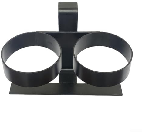 Double porte-boisson de camping avec double fentes pour tasses, accessoire de porte-gobelet en fer pour glacières extérieures, s'adapte aux tailles de boissons standard, solution de rangement