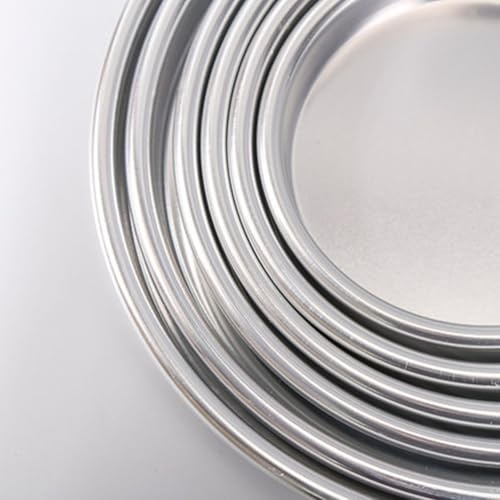 AugustknowU teglie per pizza in alluminio anodizzato da 12 a 30,5 cm, con opzioni profonde e basse, progettate per l'uso in forno con pulizia rapida e cottura uniforme (30,5 cm)