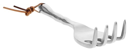 Zerodeko Outil de Jardin Râteau Portable en Alliage Magnésium Aluminium Métal Petit Râteau de Jardin Multifonction pour Jardinage Extérieur Agricole