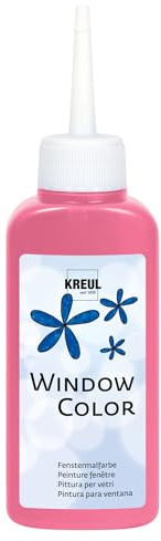 Kreul fönsterfärg, 80 ml rosa