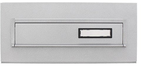 Burg-Wächter Einwurfblende für Durchwurfbriefkästen, Stahl, Blende 794 Si, Silber