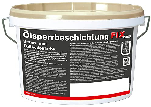 Pufas Ölsperrbeschichtung Betonfarbe Fußbodenfarbe 2,5L rotbraun (ca. RAL 8012)