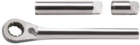 SW-Stahl 01421L Bremsenentlüfterschlüsselsatz, 3-teilig I Spezial Steckschlüsselsatz 11 mm I geeignet für Verschraubungen von VW Passt I Audi A4 I VW Golf V I Audi A3 I Seat Altea I Skoda Octavia