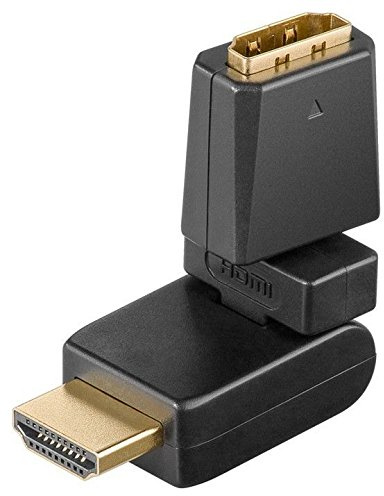 180 Degree Swivel/Rotating HDMI Cable Adaptor/Extender/Gold Plated/Male to Female
