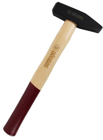 Dönges Schlosserhammer DIN 1041 | Lackierter Eschenstiel | 500 g Kopfgewicht | Handhammer, Ingenieurhammer