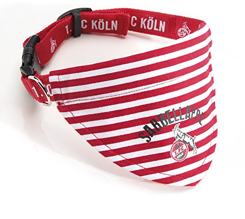 1. FC Köln Hunde Halsband MIT DREIECKTUCH Tuch Gr. S-L