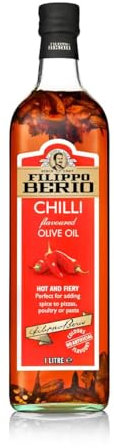 Filippo Berio Chilli Flavoured Extra Virgin Oil 1L, OLIVE, CHIILI