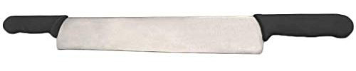 Cozzini Cutlery Imports 15” Double Handled Cheese, Watermelon & Soap Knife Black Fibrox Handle