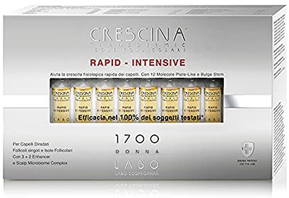 LABO Crescina Transdermic RAPID-INTENSIVE Folicular Islands 1700 Hombre 40 Ampollas Tratamiento Anticaída