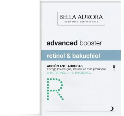 Bella Aurora Advanced Booster R Retinol & Bakuchiol | Siero antirughe, rassodante e rigenerante | Effetto ringiovanente | 30 ml