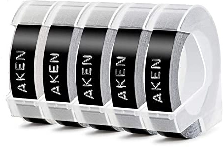 Aken Ruban 3D Omega Compatible avec étiqueteuse Dymo Omega 9mm S0898130