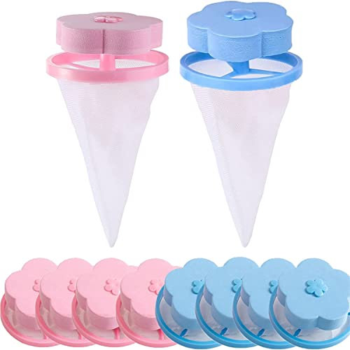 MoriAction Indigopetco Pet Hair Remover Laundry, Reusable Lint Catcher For Washing Machine, Pet Hair Remover For Laundry For All Types, Removes Pet Fur, Hair, Lint From Clothes (8Pcs)