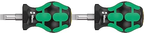 Wera 335 Stubby/Vergaserschraubendreher, 1.2 x 6.5 mm, Torx, Packung mit 2