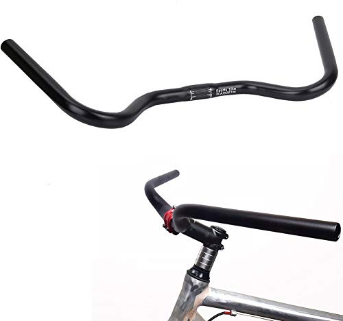 Bakåtsvept Styre 31.4 Cruiser för Cyklar Cykel Bmx Svart Svala Touringcykelstyre Retro Vintage 31.8 Riser Leisure Mountain Bekväm Stor 25.4 * 540mm Motorväg Död Flygande Bilmås