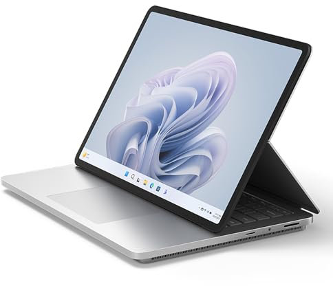 Microsoft Surface Laptop Studio 2, i7, 16GB RAM, 512GB SSD, GeForce RTX 4050, Win 11 Home, 14,4 Zoll Laptop, Platin