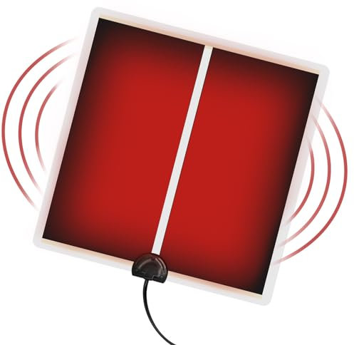 MOGOULUA Reptilien Heizmatte Reptilien Vivarium Wärmematten für Schildkröten Haustiere Heizkissen Terrarien Heizmatten Temperaturverstellbare Heizkissen für Eidechsen Gecko (14W)