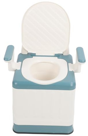 Generic WC Portatile Per Adulti, Sedile Standard Prevenzione Degli Odori Comodino Comodino Comodino Comodino Per Anziani Sedia Comodino Per WC Con Braccioli Per Donne Incinte Anziane