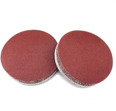 JCUIyon 25Pcs 50/75/100/150/200mm Sanding Discs Hook Loop Sandpaper Abrasive Sand Sheets 40/320/600/800/1000/1200/1500/3000 Grit(200MM_400)