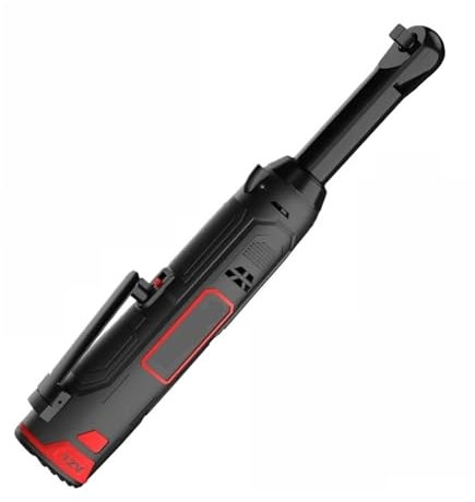 Clé dynamométrique électrique Clé à cliquet électrique sans Fil étendue 3/8'' 40 Ft.lbs Clés à cliquet à Couple Maximum Kit d'outils Batteries 2,0 Ah