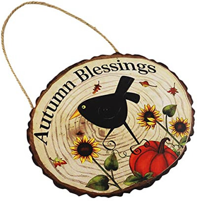 Warmhm Dekoratives Türschild Mit Baummuster Rustikaler Stil Türschild Thanksgiving Day-zubehör