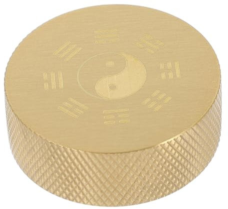 Happyyami Die Vier Schätze des Arbeitszimmers Form Stiftförmiger Stifthalter Arbeitszimmer Briefbeschwerer Kleiner Briefbeschwerer Tisch Briefbeschwerer Runder Briefbeschwerer Metall