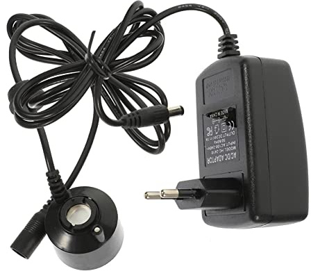 JOINPAYA Mini Generador De Niebla Ultrasónico para Estanque y Acuario Atomizador De Agua con Baja Emisión De Ruido Efecto Humidificador y Enfriador Incluye Enchufe EU para Decoración