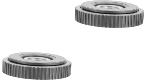 Amosfun 2 Pièces Écrou de Serrage Autolock pour Meuleuse Angulaire Dispositif de Serrage Rapide Compatible avec Accessoire Pratique et