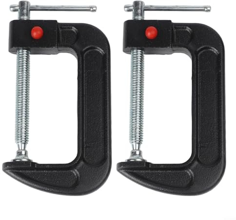 Quick Release C Clip Clamp 4 Inch in For Ductile Iron for Stable Woodworking and Heavy Duty Fixing Needs (1PCS)