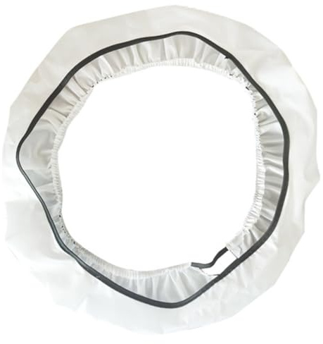 TOBBOMEY Ringlichtdiffusor aus Nylon mit Kordelzug Leichter Kameralichtreflektor für Weiches und Gleichmäßiges Licht für Fotografie und Location Shooting