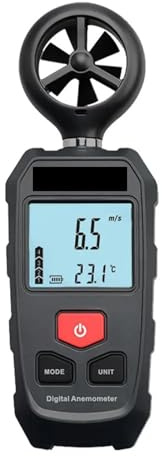 Anemometro digitale, misuratore di pressione barometrica del punto di rugiada del freddo, misuratore di portatile per giardino esterno