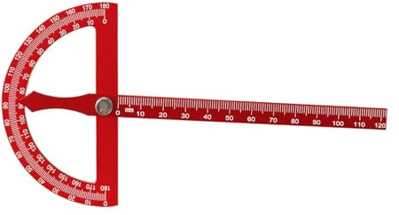 Sharplace Goniometro Angolare in Lega di Alluminio per Misurazioni di Lunghezza E Marcatura di Lavori in Legno