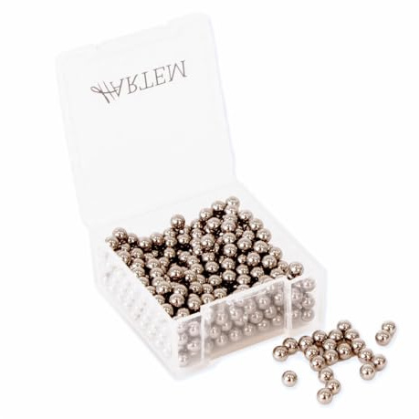 Hartem Edelstahlkugeln | Packung mit 400 Stück zum Mischen von Acrylfarben für Modellbau und Airbrush, Kugeln für Farb- und Lackrührer, 3 mm (0,12 Zoll)